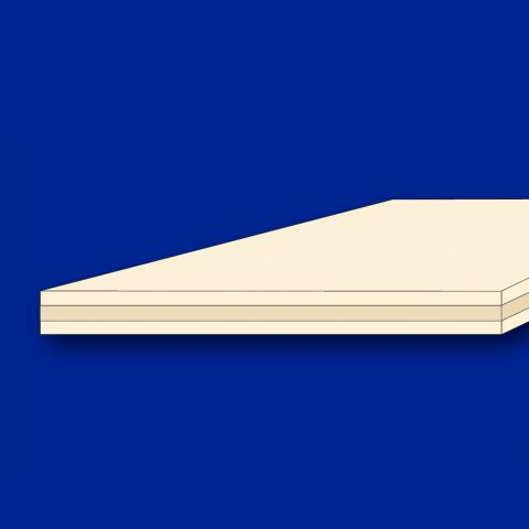 Leicht - Sperrholz, 300 x 300 x 2,0 mm