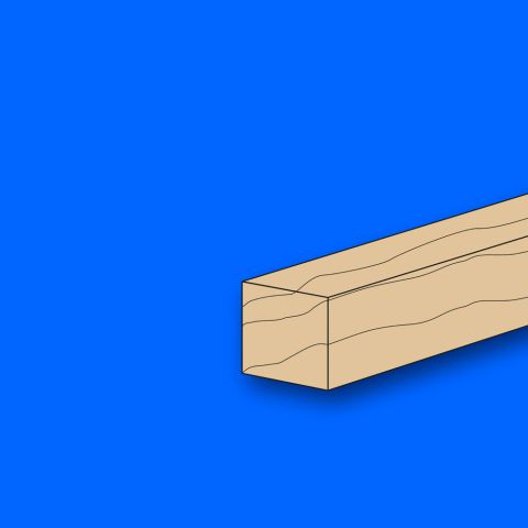 Vierkantleiste Buche, 3,0 mm x 3,0 mm x 1000 mm