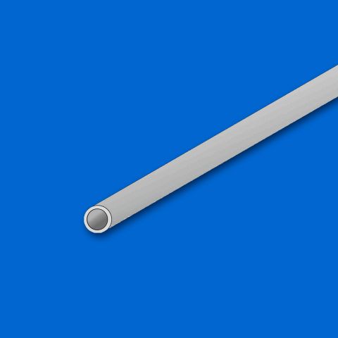 Stahlrohr, rostfrei  2 mm / 1,4 mm x 1000 mm