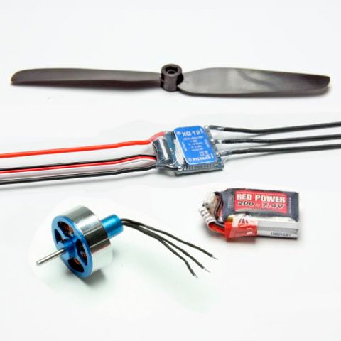 Antriebsset Nano 15G für Modelle bis 160 g Fluggewicht mit Brushless-Motor