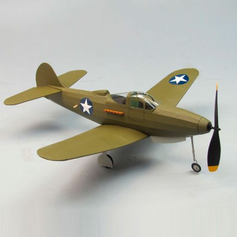 P-39 Aircobra Balsabausatz, Spannweite 457 mm