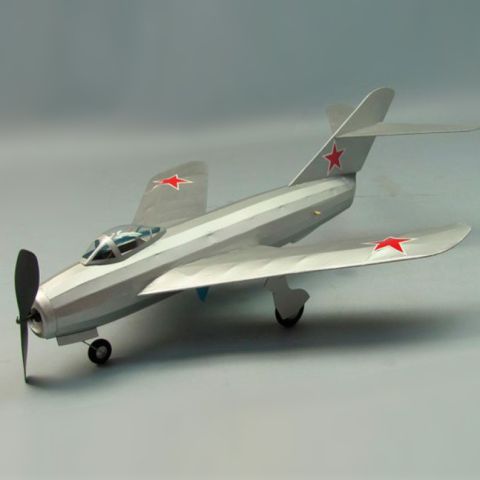 MIG - 17 Balsabausatz, Spannweite 457 mm