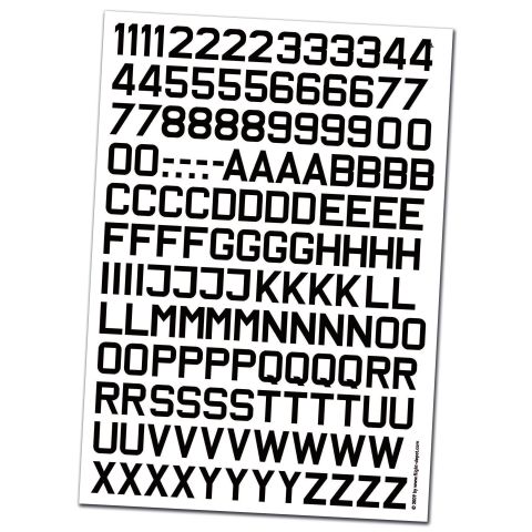 D-Letter Variante A - Zeichenhöhe 19 mm