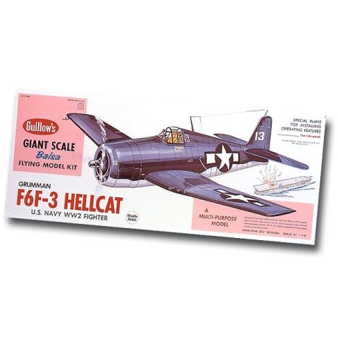 Grumman F6F Hellcat 1:16  Scale Balsabausatz