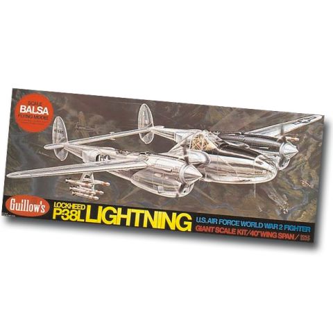 Balsa-Modellbaukasten Lockheed P-38 