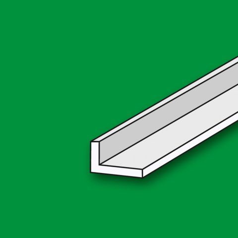 L - Plastik - Profil - rechteckig, 330 mm x 1,5 mm x 3,0 mm
