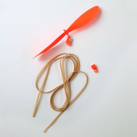 Luftschraube 180 mm mit Halterung und Antriebsgummi