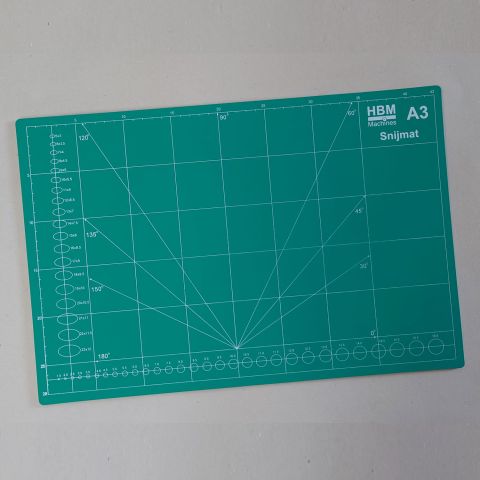 Schneidematte grün A3, 2 mm stark