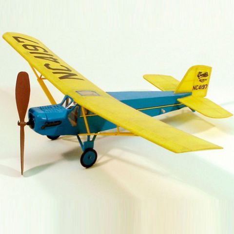 Curtiss Robin als Gummimotor-Flugmodell von Dumas