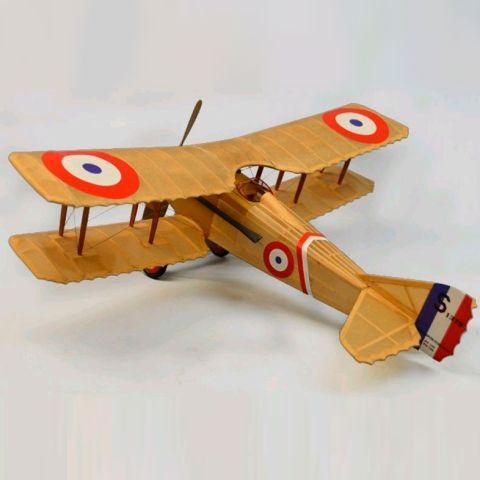 Spad VII Balsa-Modellflugzeug von Dumas