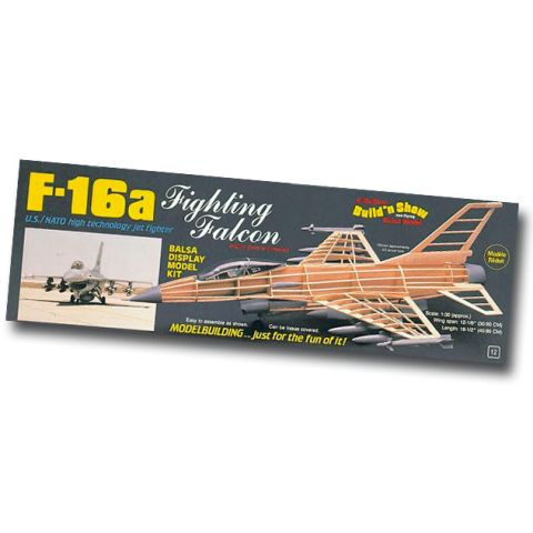 Balsa-Modellbaukasten General Dynamics F-16a Fighting Falcon