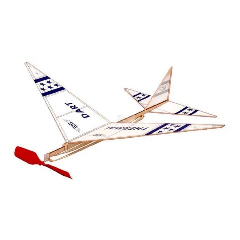 SIG Thermal Dart KIT, Gummimotor Modellflugzeug für Wettbewerbe