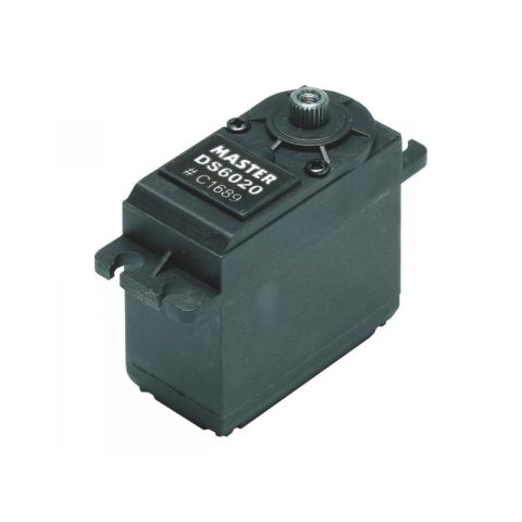 Master Servo DS6020 MG für Modelleisenbahnen, geeignet für Pichler Zubehör, kompakte Bauweise, präzise Steuerung.