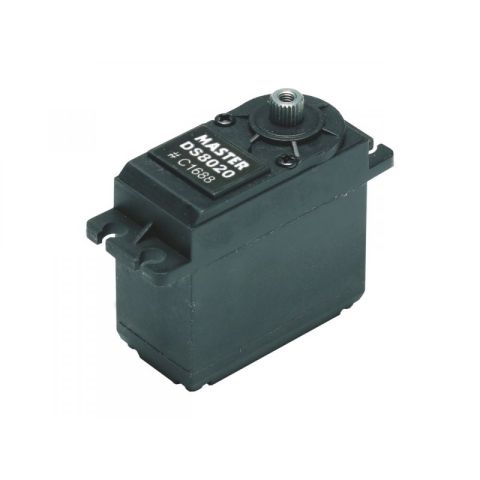 Master DS8020 MG Servo für präzise Steuerung in Modellbau und Robotik, geeignet für verschiedene Anwendungen.