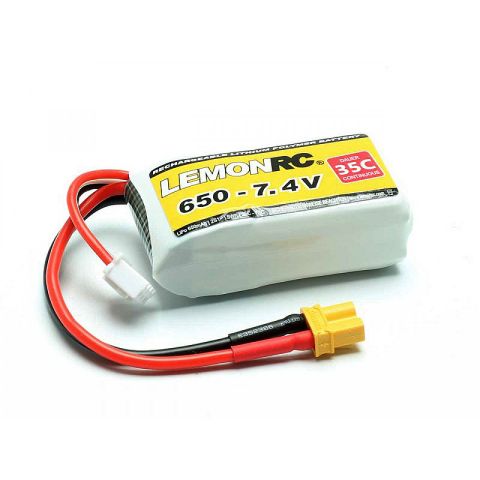 LiPo-Akku LEMONRC 650 mAh - 7.4 V (35 C)