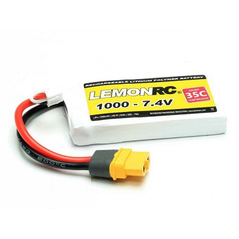 LiPo-Akku LEMONRC 1000 mAh - 7.4 V (35 C)