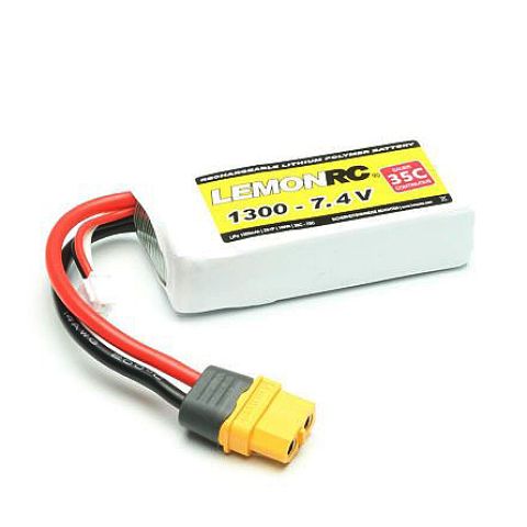 LiPo-Akku LEMONRC 1300 mAh - 7.4 V (35 C)